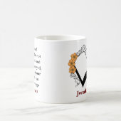 Christliches biologisches Vers Kaffeetasse (Mittel)