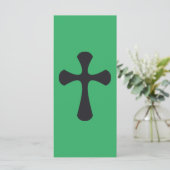 Christliches blaues Kreuz (Stehend Vorderseite)