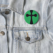 Christliches blaues Kreuz Button (Beispiel)