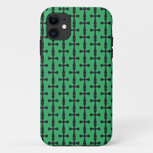 Christliches blaues Kreuz Case-Mate iPhone Hülle (Rückseite)