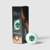 Christliches blaues Kreuz Golfball (Verpackung)