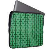Christliches blaues Kreuz Laptopschutzhülle (Vorne Rechts)
