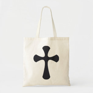 Christliches blaues Kreuz Tragetasche