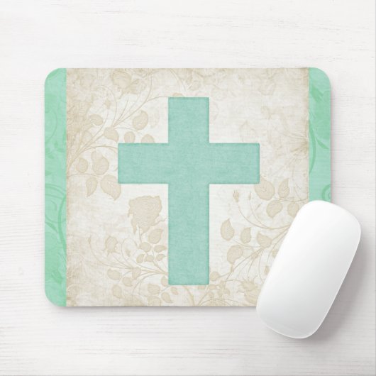 Christliches Blaukreuz Mousepad (Mit Mouse)