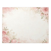 Christliches Blumen Notizbuch Notizblock (Vorderseite)