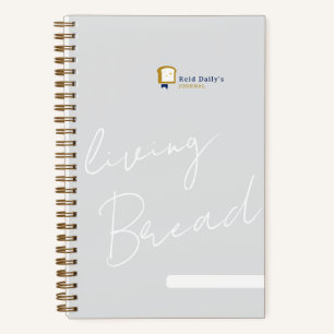 Christliches Brot-Logo   Living Bread Journal Notizblock