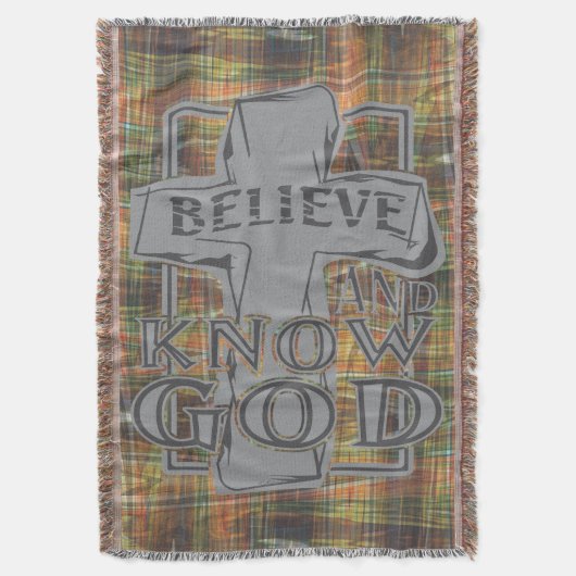 Christliches Christkreuz im Steingrauen T - Shirt Decke (Vorderseite Vertikal)