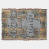 Christliches Christkreuz im Steingrauen T - Shirt Decke (Vorderseite)