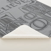 Christliches Christkreuz im Steingrauen T - Shirt Sherpadecke (3/4)