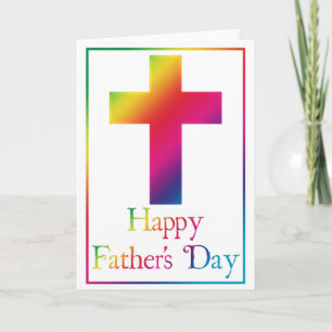 Christliches Cross-Design 11 Happy Vatertag Card Karte