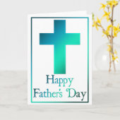 Christliches Cross-Design 8 Happy Vatertag Card Karte (Gelbe Blume)