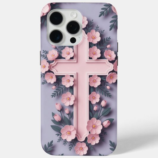 Christliches Cross iPhone 16 Pro Case Ai Design (Rückseite)