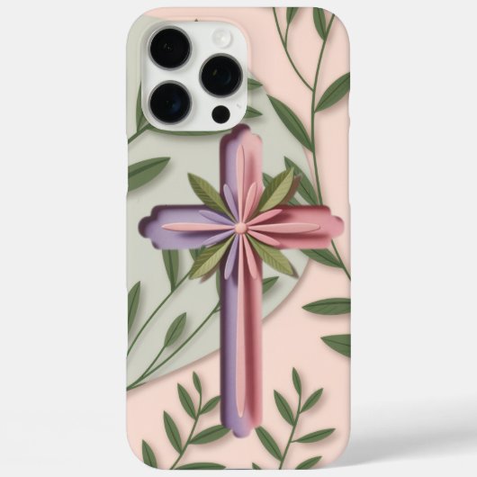 Christliches Cross iPhone 16 Pro Case Ai Design (Rückseite)