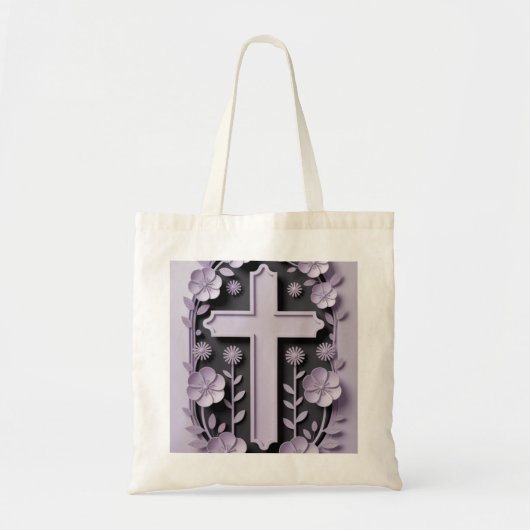 "Christliches Cross Jumbo Tote Bag - Design Tragetasche (Vorne)