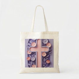 "Christliches Cross Jumbo Tote Bag - Design Tragetasche