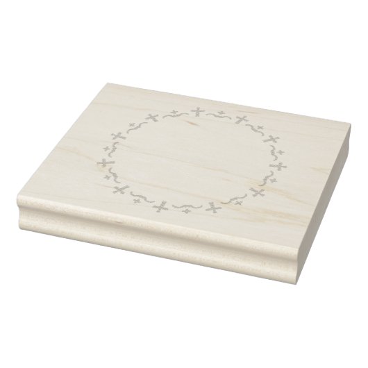Christliches Cross-Medallion-Design Gummistempel (Stempel)