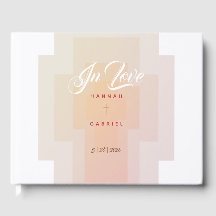 Christliches Cross Wedding Gästebuch