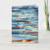 Christliches Denken in Ihrer Botschaft Wasser Karte (Vorderseite)