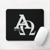 Christliches Design - Alpha und Omega die griechis Mousepad (Mit Mouse)