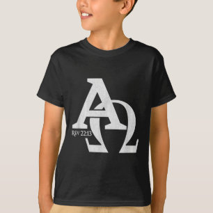 Christliches Design - Alpha und Omega die griechis T-Shirt