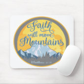 Christliches Design der Feith Move Mountains Mousepad (Mit Mouse)