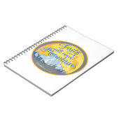 Christliches Design der Feith Move Mountains Notizblock (Linke Seite)