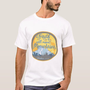 Christliches Design der Feith Move Mountains T-Shirt