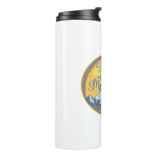 Christliches Design der Feith Move Mountains Thermosbecher (Nach links gedreht)