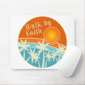 Christliches Design durch Glauben laufen Mousepad (Mit Mouse)