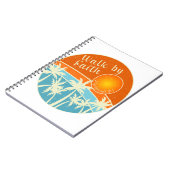 Christliches Design durch Glauben laufen Notizblock (Linke Seite)