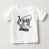 Christliches Design Jesus Liebe Baby T-shirt (Vorderseite)