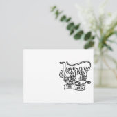 Christliches Design Jesus Liebe mir. Das weiß ich Postkarte (Stehend Vorderseite)