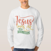 Christliches Design Jesus mich. Das weiß ich T-Shirt (Vorderseite)
