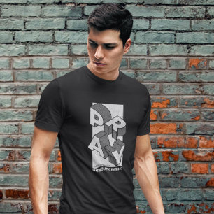 Christliches Design: Ohne Unterlass Beten T-Shirt