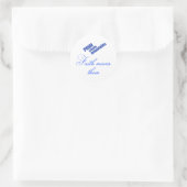 christliches Design Runder Aufkleber (Tasche)