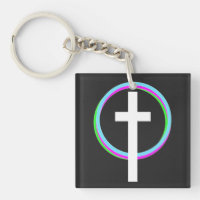 Christliches Dios Neon Circle Ring Feith-Logo