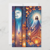 Christliches, druckbares Halloween Einladung (Vorderseite)