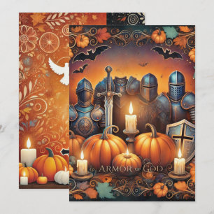 Christliches, druckbares Halloween-Rüstung Gottes Einladung