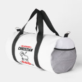 Christliches Duffel-Beutel-Geschenk für Vater Duffle Bag (Rechte Ecke)