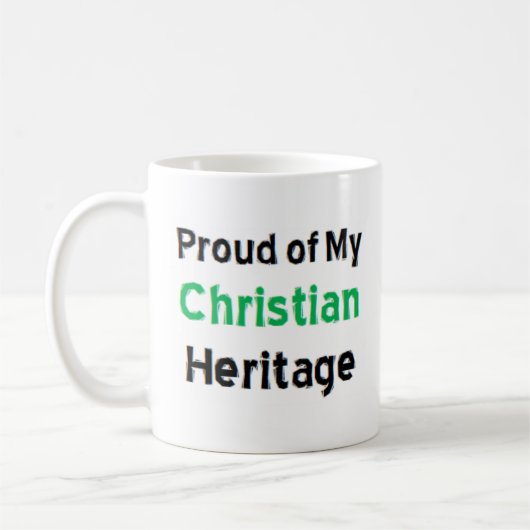 christliches Erbe Kaffeetasse (Links)