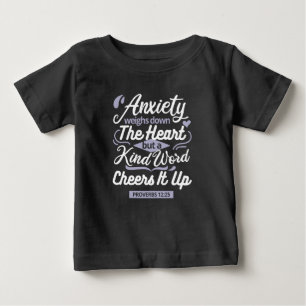 Christliches Ermutigungszitat – Angst & Freundlich Baby T-shirt
