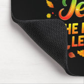 Christliches Erntedankfest Herbst Jesus Mein Favor Mousepad (Ecke)