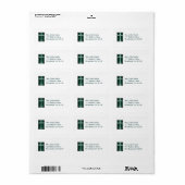 Christliches Etikett Adressaufkleber (Vorne)