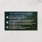 Christliches Evangelium ABC's Romans Road KJV Bibl Visitenkarte (Vorderseite)