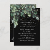 Christliches Event-Cross Gold des ersten Holy Comm Einladung (Vorne/Hinten)