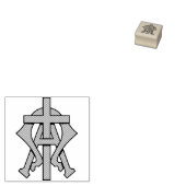 Christliches Faith-Symbol Gummistempel (Stempel)