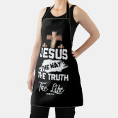 Christliches Faithcross Jesus The Way Wahrheit Leb Schürze (InSitu)