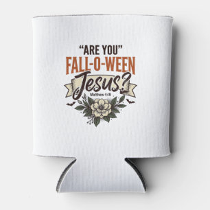 Christliches Fall-O-Ween Jesus Vintage Gravur Shir Dosenkühler