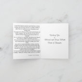 Christliches Fest der Trumpetkarte Karte (Innenseite)