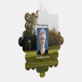 Christliches Fest Leben Sake Golf Golfspielen Ornament Karte (Rechts)